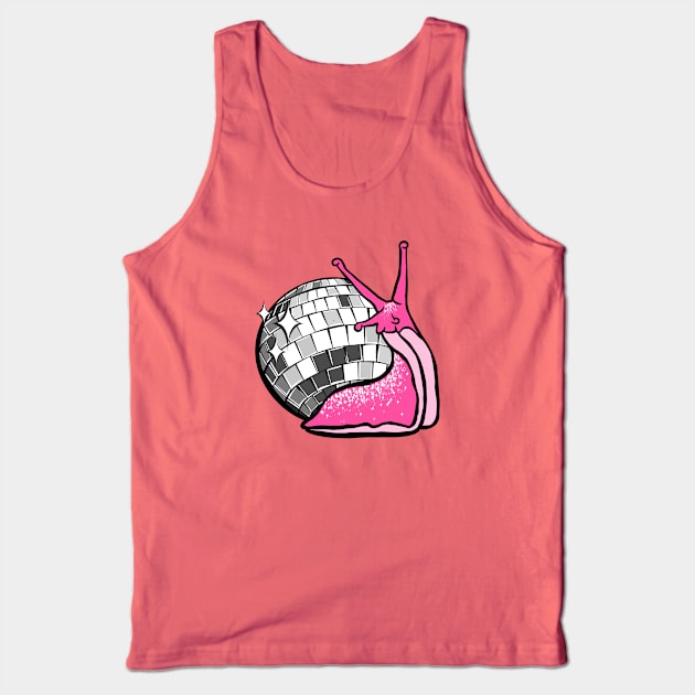 Disco Snail Tank Top by izzyfaye